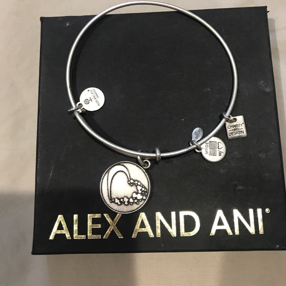 Alex and Ani Heart Bracelet